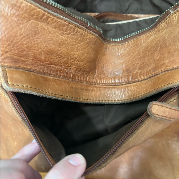 Vilenca Holland Woven Brown Supple Leather Crossbody Bag Anthropologie - Picture 10 of 11